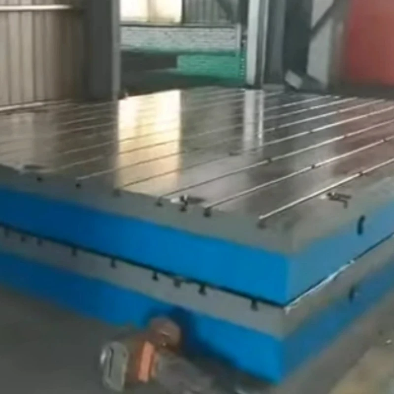 Afișarea produsului finit din fier turnat T Slot Platforma